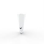 Sterling Silver Round Diamond Ring — 3D / RIGHT