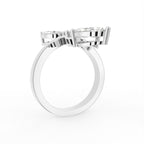 18K Bespoke Marquise Diamond Ring — 3D VIEW