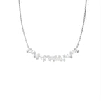 18K Bespoke Baguette Diamond Pendant — FRONT