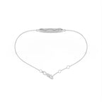 18K Virgo Constellation Diamond Bracelet — FRONT