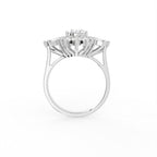 18K Solitaire Diamond Ring — FRONT
