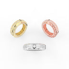 Sterling Silver Diamond Ring — 3 COLOR