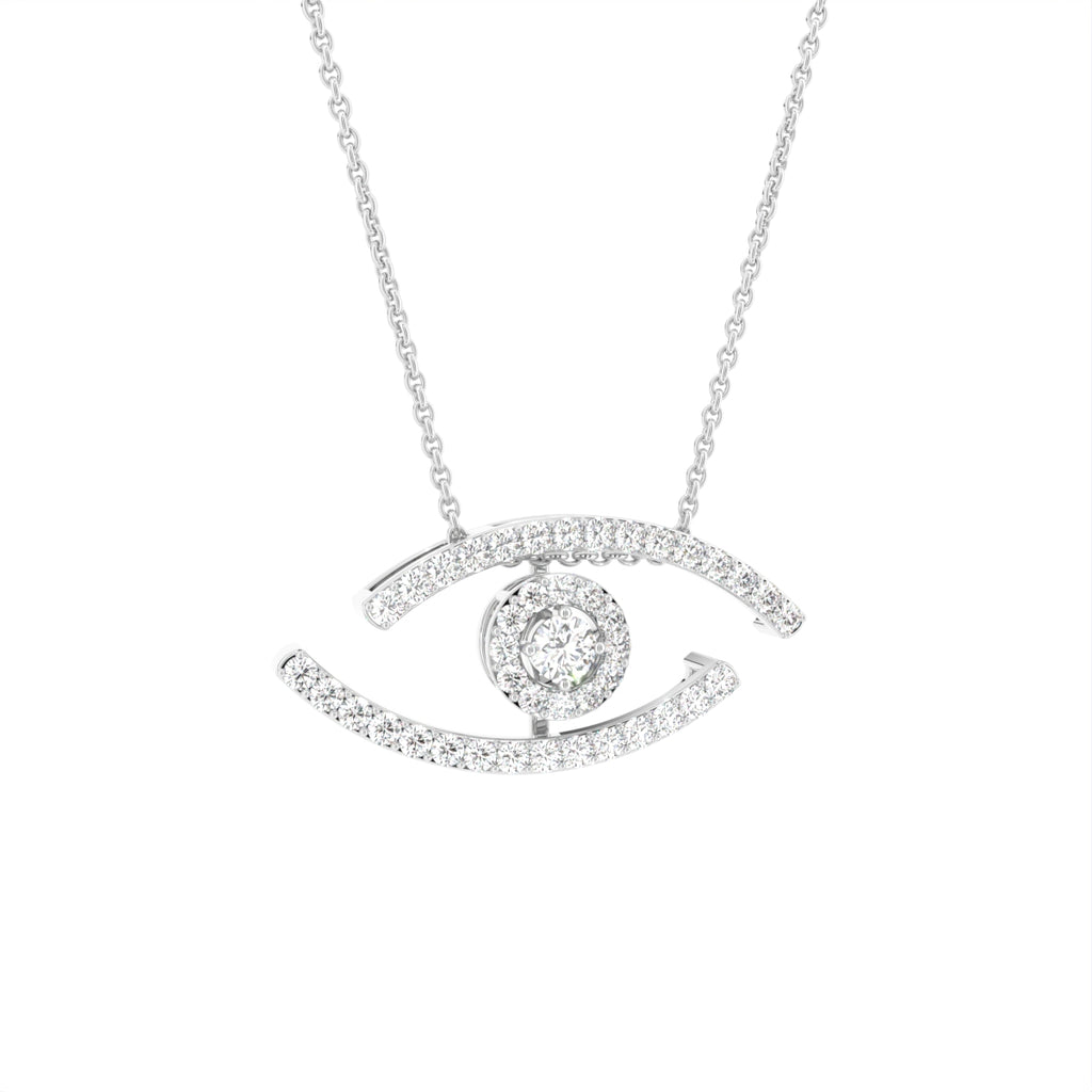 vimg:FJ4019|vimg:FJ4029|14K Bespoke Round Diamond Pendant — 3D VIEW