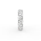 18K Eternity Trillion Diamond Ring — SIDE