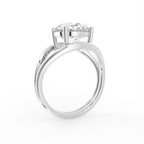 18K Yellow Gold Solitaire Round Diamond Ring — 3D VIEW