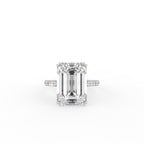 18K Solitaire Radiant Diamond Ring — TOP