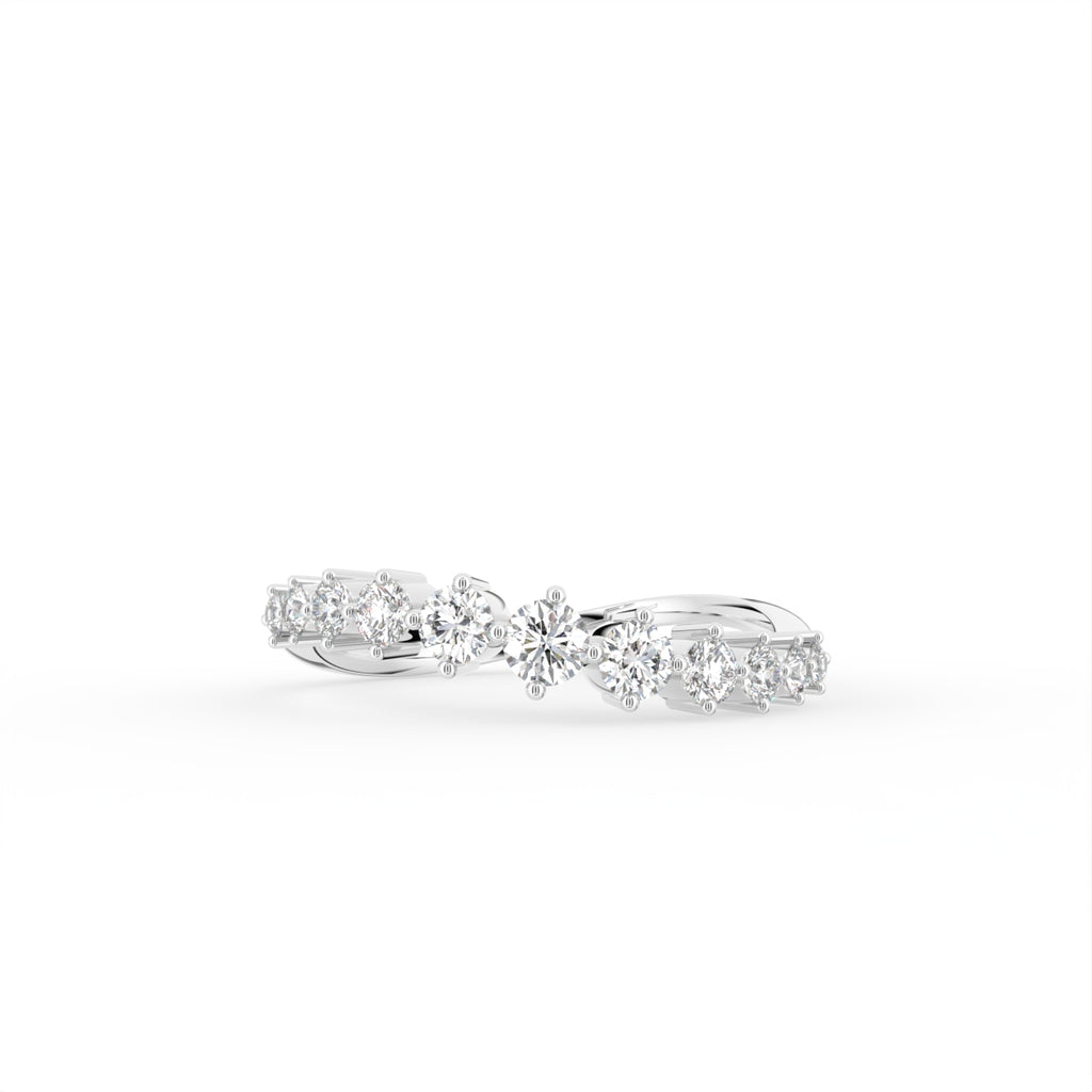 18K Eternity Diamond Ring — TOP