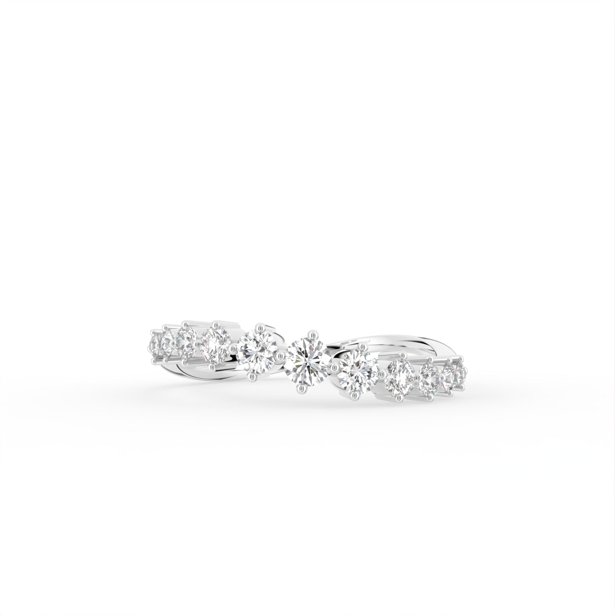 18K Eternity Diamond Ring — TOP