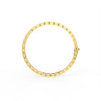 Sterling Silver Diamond Bracelet — FRONT/BACK