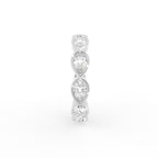 vimg:FJ6072|vimg:FJ6073|18K Eternity Pear Diamond Ring — SIDE