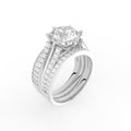 Sterling Silver Diamond Ring — IMAGE URL