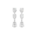 18K Drop Diamond Earrings — TOP