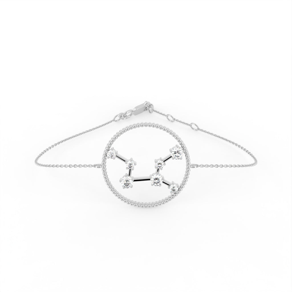 18K Virgo Constellation Diamond Bracelet — TOP