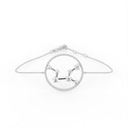 18K Virgo Constellation Diamond Bracelet — TOP