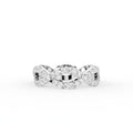 vimg:FJ4824|vimg:FJ4825|14K White Gold Eternity Round Diamond Ring — TOP