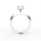 18K Bespoke Marquise Diamond Ring — FRONT