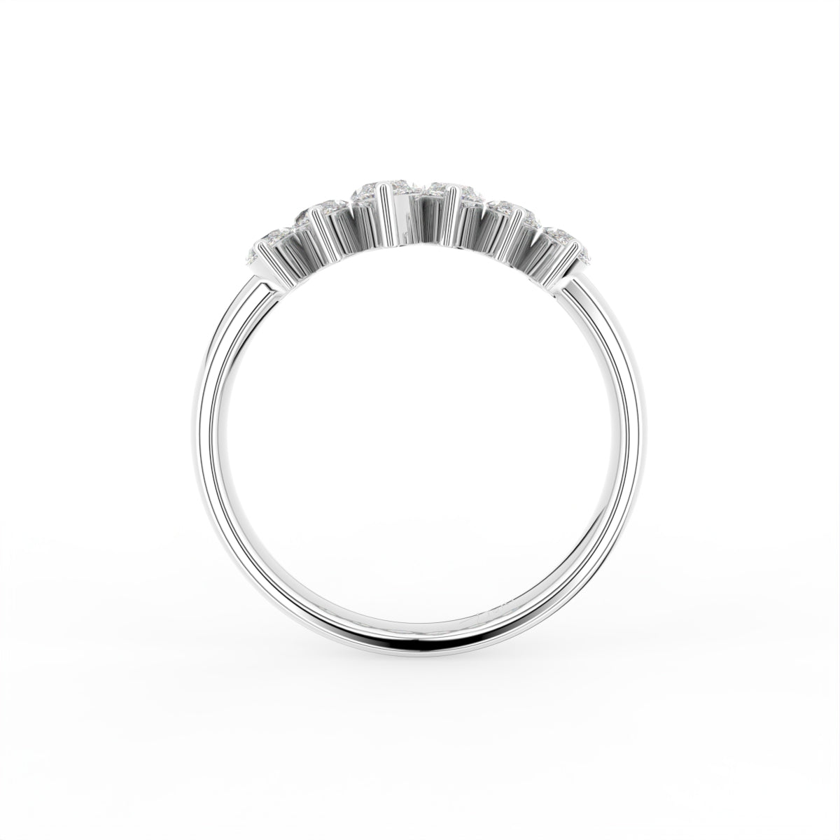 18K Bespoke Marquise Diamond Ring — FRONT