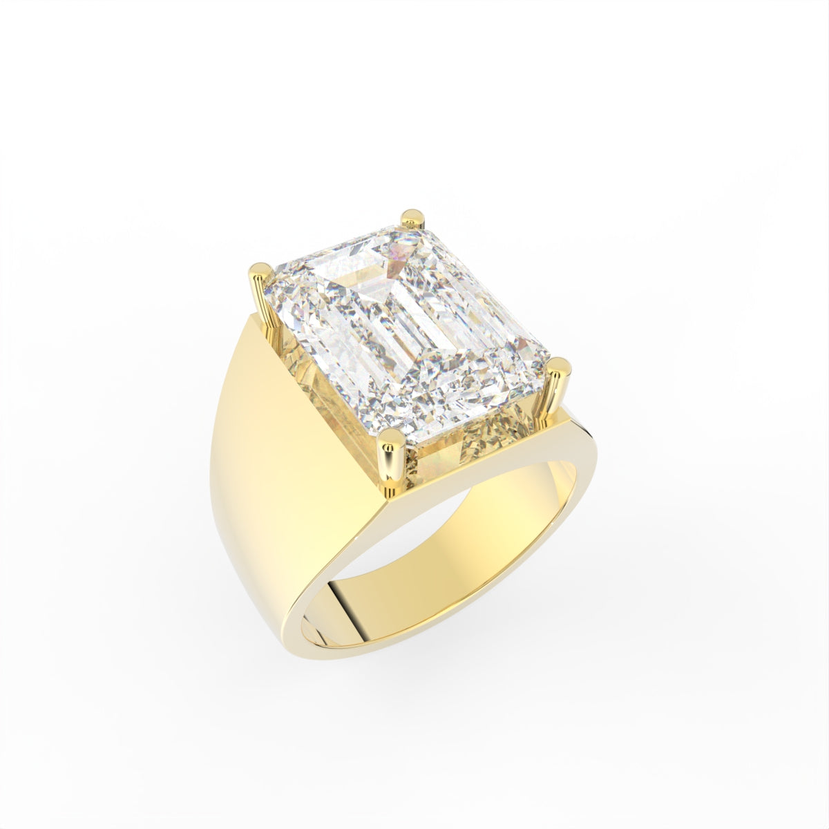 Sterling Silver Diamond Ring — IMAGE URL