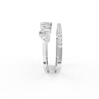 18K Bespoke Marquise Diamond Ring — SIDE