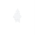 18K Arrow Diamond Piercing Earrings — BACK