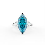 vimg:FJ2447|18K White Gold Trilogy Marquise Diamond Ring — TOP