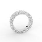 Sterling Silver Round Diamond Ring — 3D / RIGHT