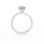 18K Solitaire Marquise Diamond Ring — FRONT
