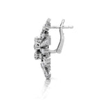 18K Statement Diamond Earrings — SIDE VIEW