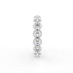 18K Full Eternity Diamond Ring — SIDE