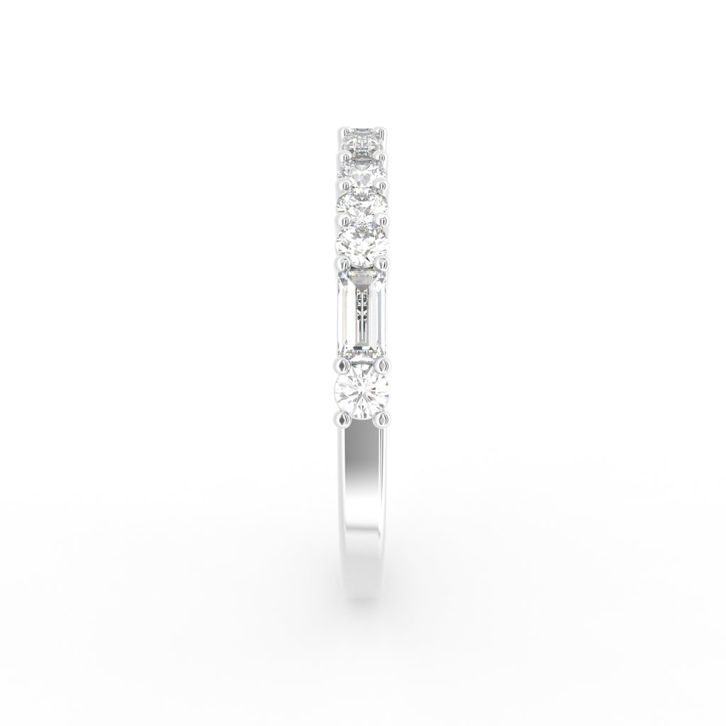 18K Eternity Diamond Ring — SIDE