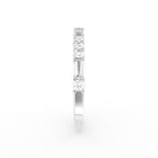 18K Eternity Diamond Ring — SIDE