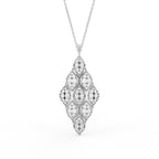 Sterling Silver Diamond Pendant — TOP