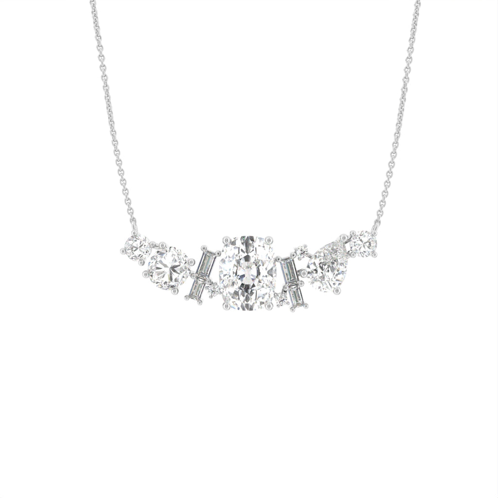 18K Diamond Pendant — FRONT