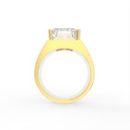 Sterling Silver Diamond Ring — FRONT/BACK