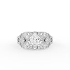 18K Bespoke Diamond Ring — TOP