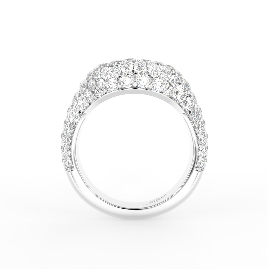 18K Bespoke Diamond Ring — FRONT