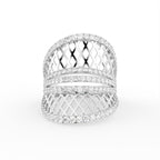 18K Bespoke Diamond Ring — TOP