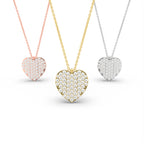 vimg:FJ6467|vimg:FJ6468|vimg:FJ6469|18K Heart Round Diamond Pendant — 3 COLOR