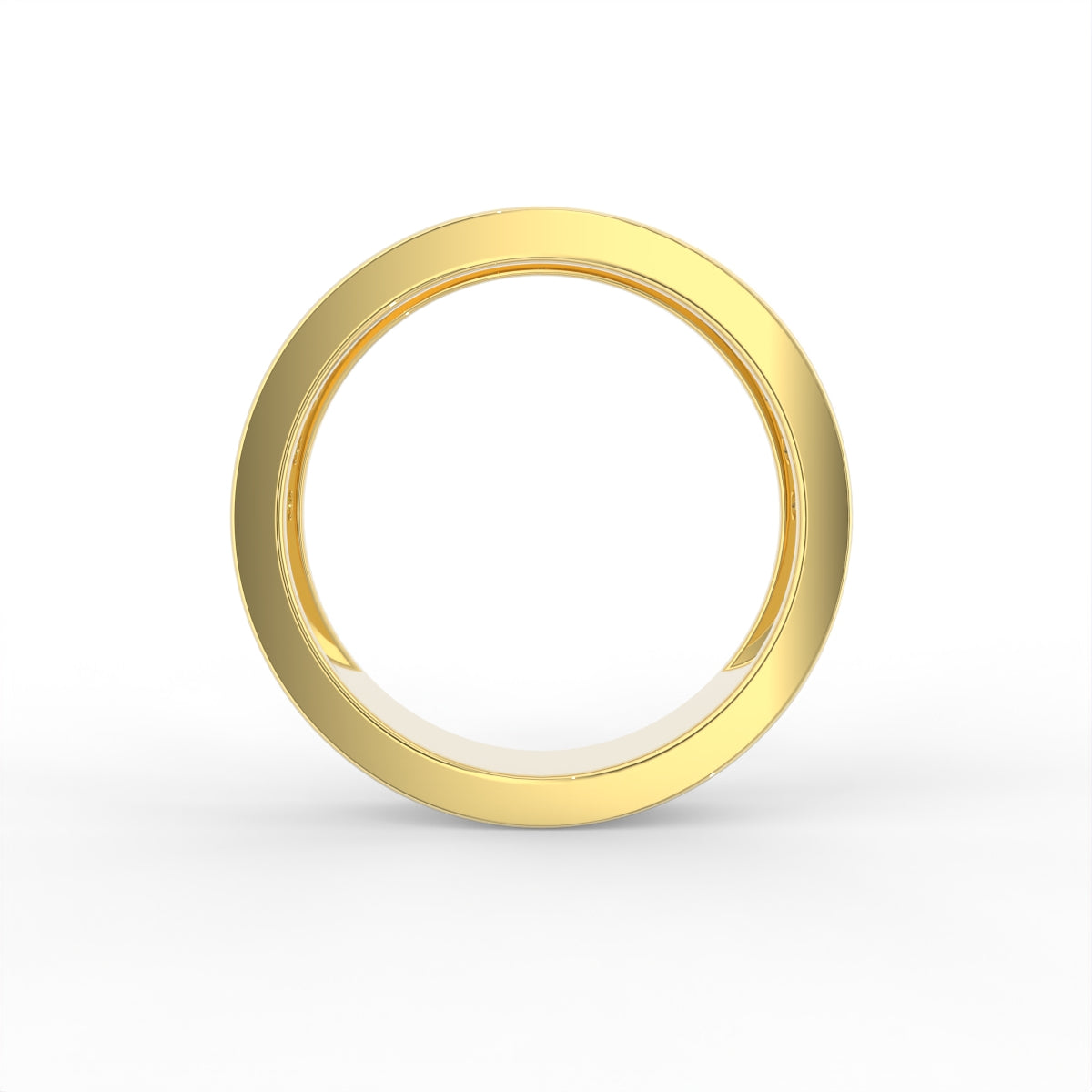 Sterling Silver Diamond Ring — FRONT/BACK