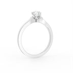 18K Solitaire Diamond Ring — 3D VIEW