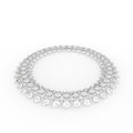 Sterling Silver Diamond Necklace — IMAGE URL