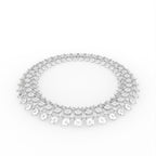 Sterling Silver Diamond Necklace — IMAGE URL