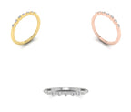 18K Eternity Diamond Ring — 3 COLOR