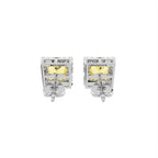 vimg:Z01800|18K Princess Halo Diamond Earrings — BACK