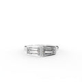 18K Yellow Gold Bespoke Baguette Diamond Ring — TOP