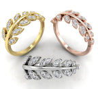18K Bespoke Cluster Diamond Ring — 3 COLOR