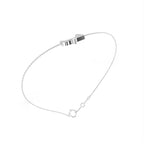 18K Arabic Alphabet Diamond Bracelet — 3D VIEW