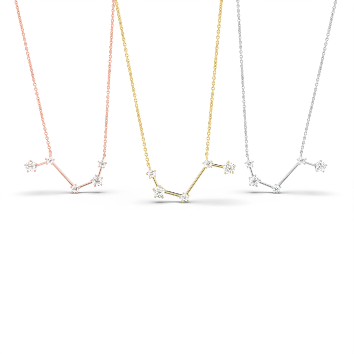vimg:FJ6014|vimg:FJ6922|18K Constellation Round Diamond Pendant — 3 COLOR
