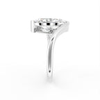 18K Solitaire Diamond Ring — SIDE