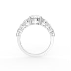 18K Bespoke Solitaire Diamond Engagement Ring — FRONT